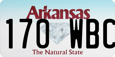 AR license plate 170WBC