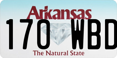 AR license plate 170WBD
