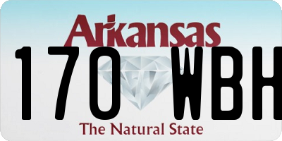 AR license plate 170WBH