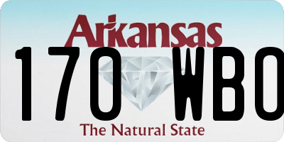 AR license plate 170WBO
