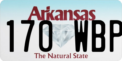 AR license plate 170WBP
