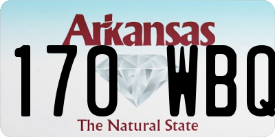 AR license plate 170WBQ