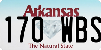 AR license plate 170WBS