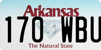 AR license plate 170WBU