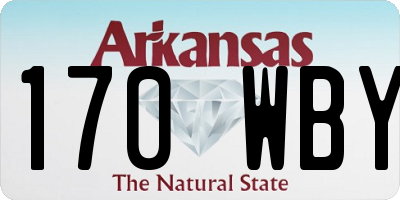 AR license plate 170WBY