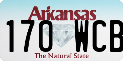 AR license plate 170WCB