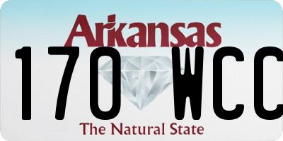 AR license plate 170WCC