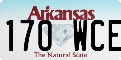 AR license plate 170WCE