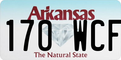 AR license plate 170WCF