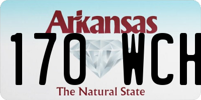 AR license plate 170WCH