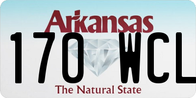 AR license plate 170WCL