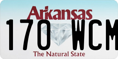 AR license plate 170WCM
