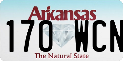 AR license plate 170WCN