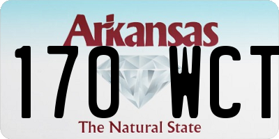AR license plate 170WCT