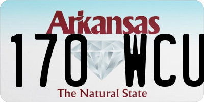 AR license plate 170WCU