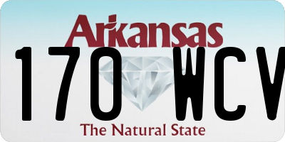 AR license plate 170WCV