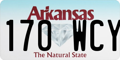AR license plate 170WCY