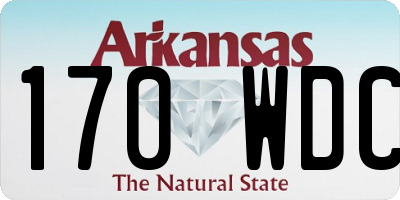 AR license plate 170WDC