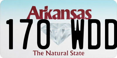 AR license plate 170WDD