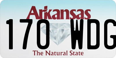 AR license plate 170WDG