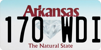 AR license plate 170WDI