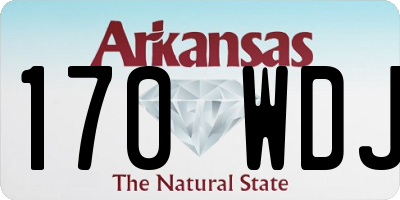 AR license plate 170WDJ