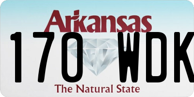 AR license plate 170WDK