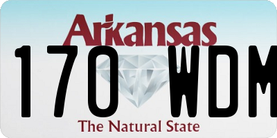 AR license plate 170WDM