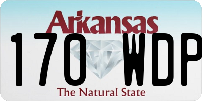 AR license plate 170WDP