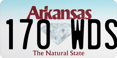 AR license plate 170WDS