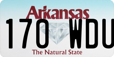 AR license plate 170WDU