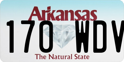 AR license plate 170WDV