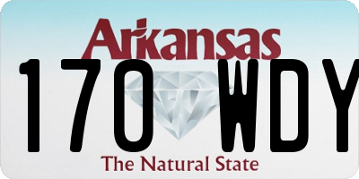 AR license plate 170WDY