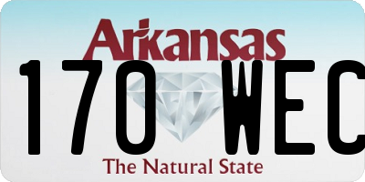 AR license plate 170WEC