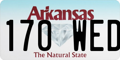 AR license plate 170WED