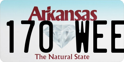 AR license plate 170WEE