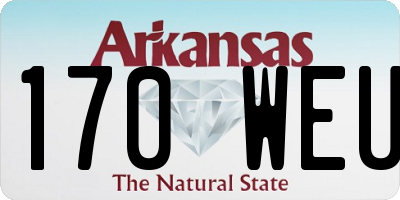 AR license plate 170WEU