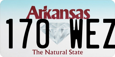 AR license plate 170WEZ