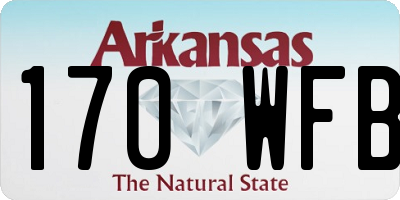 AR license plate 170WFB
