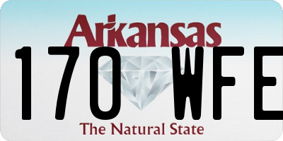 AR license plate 170WFE
