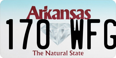 AR license plate 170WFG