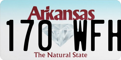 AR license plate 170WFH
