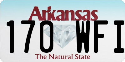 AR license plate 170WFI