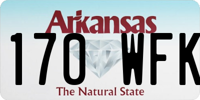 AR license plate 170WFK