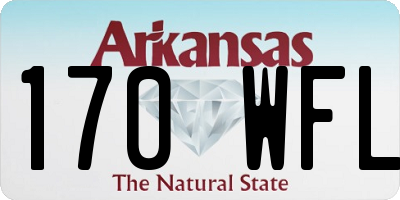 AR license plate 170WFL