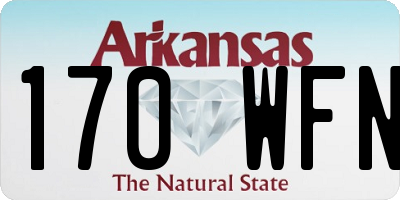 AR license plate 170WFN