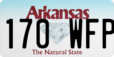AR license plate 170WFP