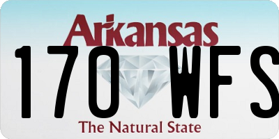 AR license plate 170WFS