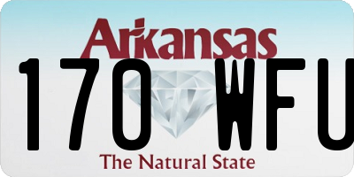 AR license plate 170WFU