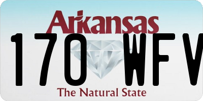 AR license plate 170WFV